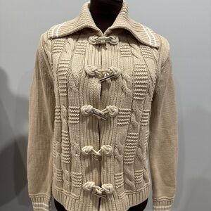 Talbots Cream Knit Cardigan
